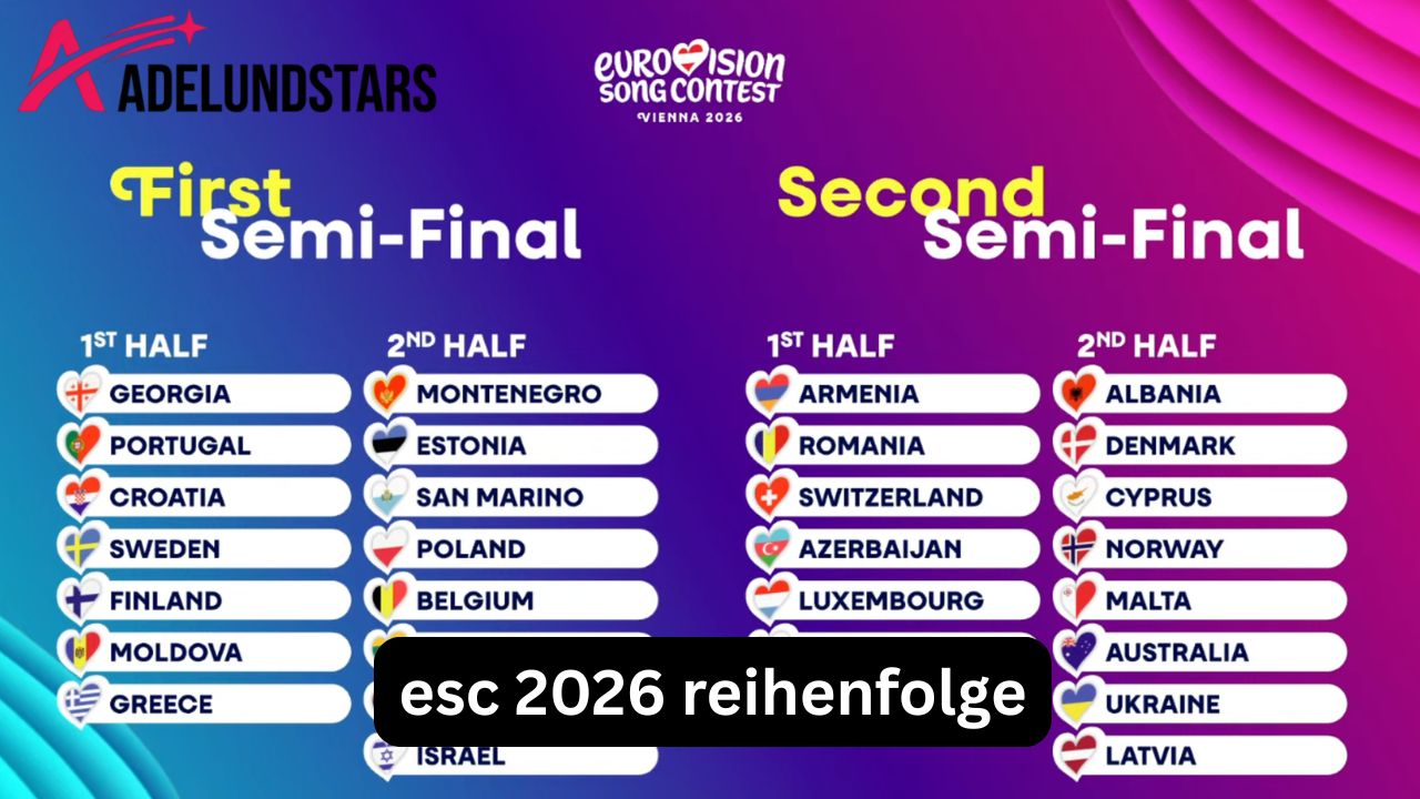 ESC 2026 Reihenfolge: Alle Auftritte und Ergebnisse
